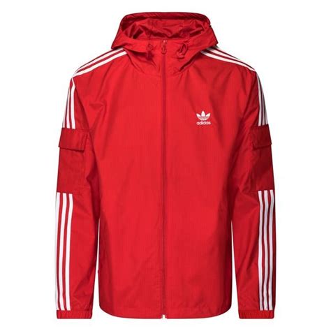 adidas windbreaker rot weiß|adidas originals windbreaker men's.